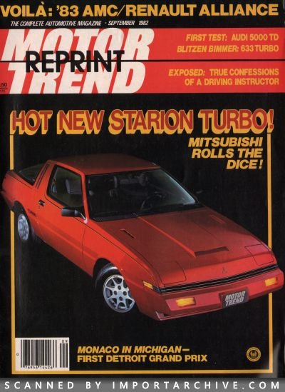 1983 Mitsubishi Brochure Cover