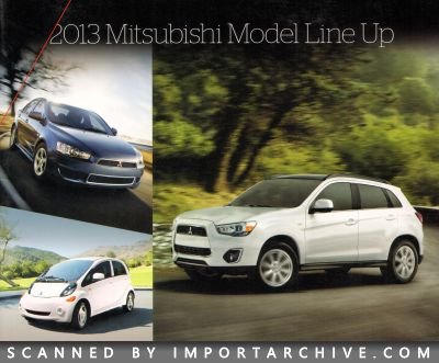 2013 Mitsubishi Brochure Cover