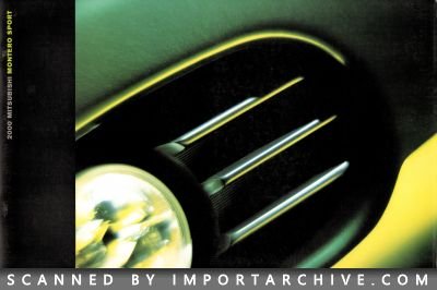 2000 Mitsubishi Brochure Cover