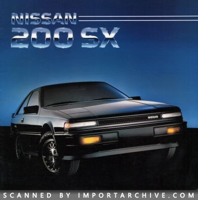 1985 Nissan Brochure Cover