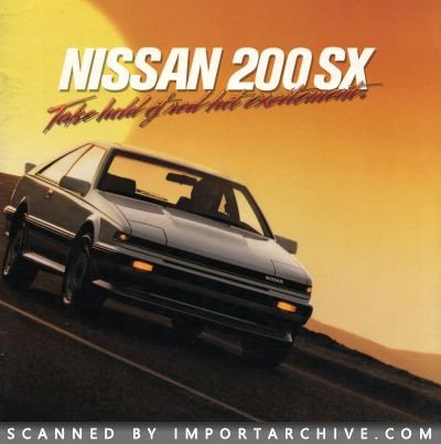 1987 Nissan Brochure Cover