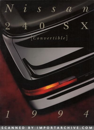 1994 Nissan Brochure Cover