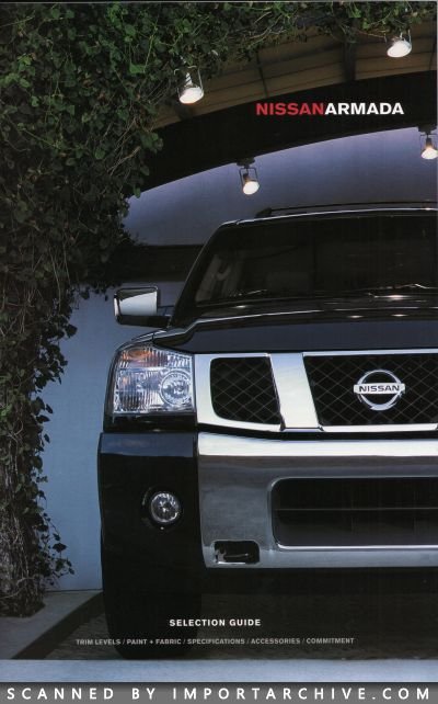 2005 Nissan Brochure Cover