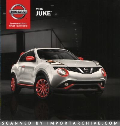 2016 Nissan Brochure Cover