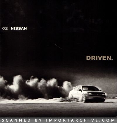 2002 Nissan Brochure Cover