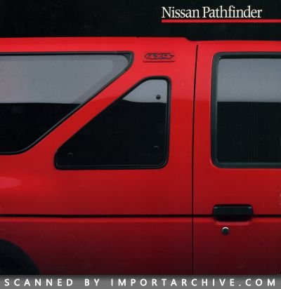 1989 Nissan Brochure Cover