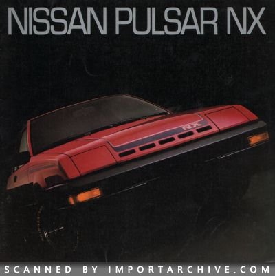 1983 Nissan Brochure Cover