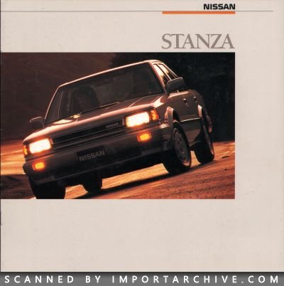 1988 Nissan Brochure Cover