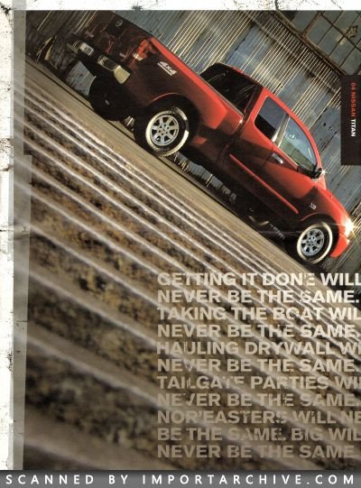 2004 Nissan Brochure Cover