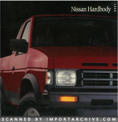 1990 Nissan Brochure Cover