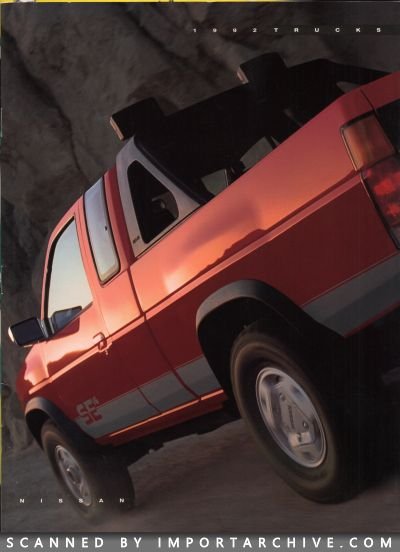 1992 Nissan Brochure Cover