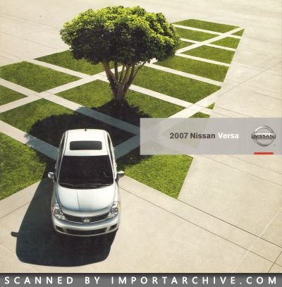 2007 Nissan Brochure Cover