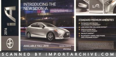 2016 Toyota Brochure Cover