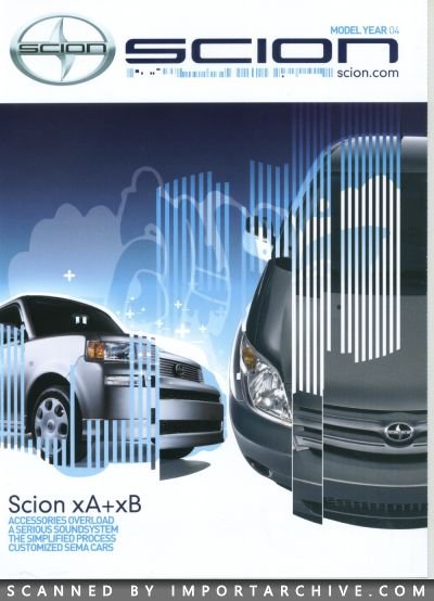 2003 Scion Brochure Cover