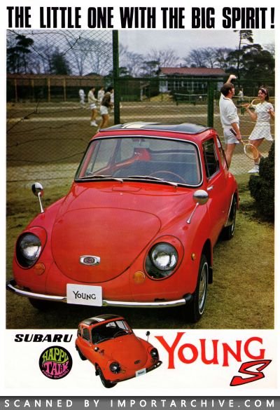 1969 Subaru Brochure Cover