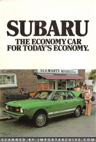1975 Subaru Brochure Cover
