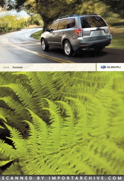 2009 Subaru Brochure Cover