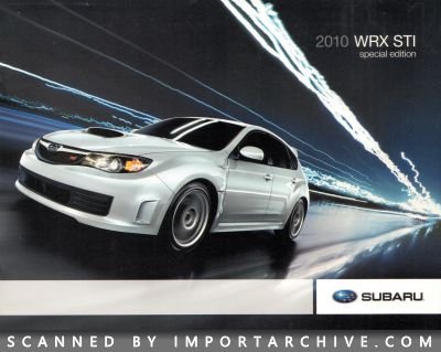 2010 Subaru Brochure Cover