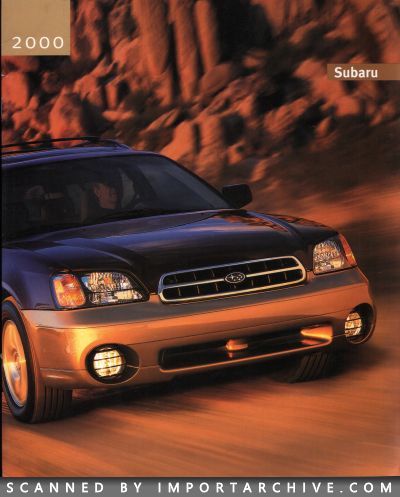 2000 Subaru Brochure Cover