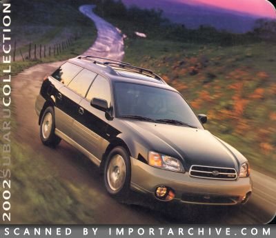 2002 Subaru Brochure Cover