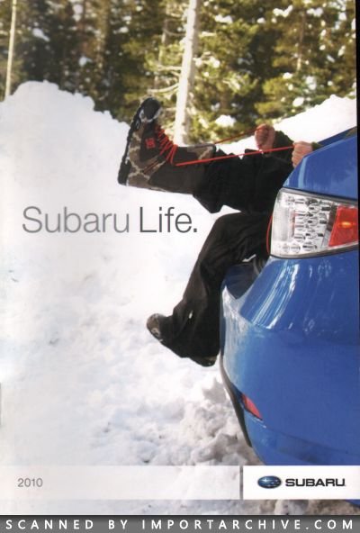 2010 Subaru Brochure Cover