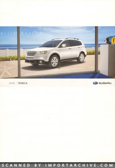 2012 Subaru Tribeca 28-page Sales Brochure Catalog 