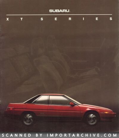 1989 Subaru Brochure Cover