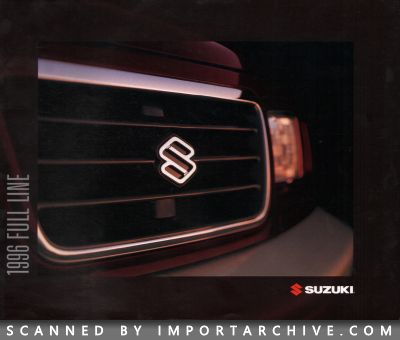 1996 Suzuki Brochure Cover