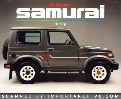 1986 Suzuki Brochure Cover