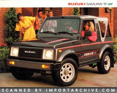 1987 Suzuki Brochure Cover