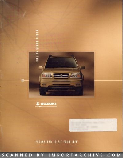 1999 Suzuki Brochure Cover