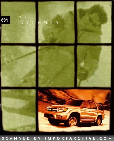 1999 Toyota Brochure Cover