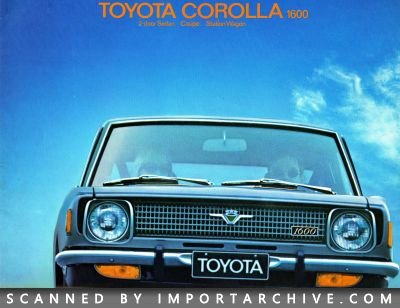 1971 Toyota Brochure Cover