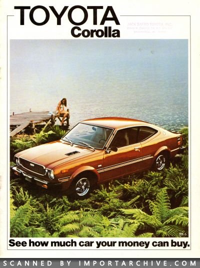 1975 Toyota Brochure Cover