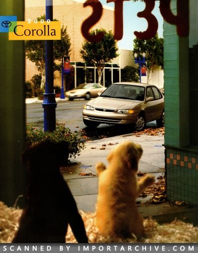 2000 Toyota Brochure Cover
