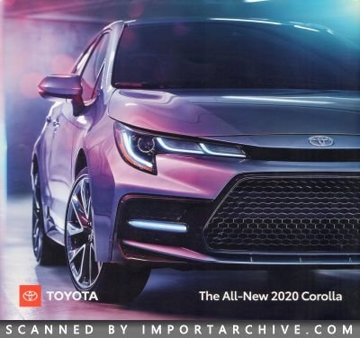 2020 Toyota Brochure Cover