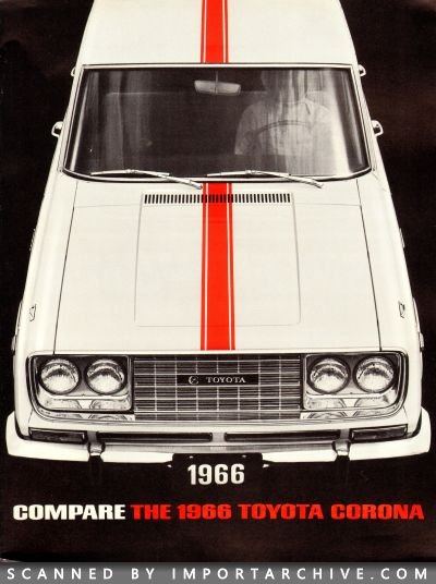 1966 Toyota Brochure Cover
