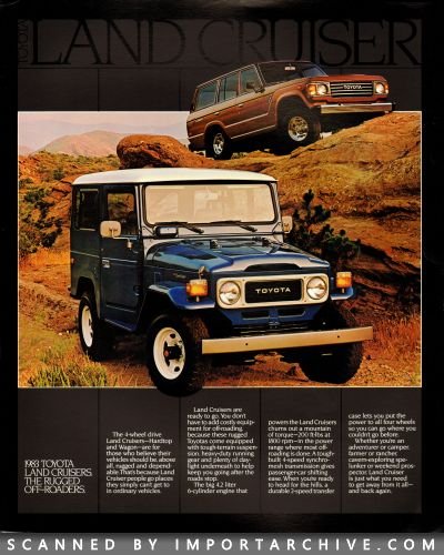 1983 Toyota Brochure Cover
