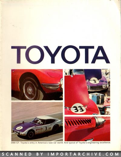 1969 Toyota Brochure Cover