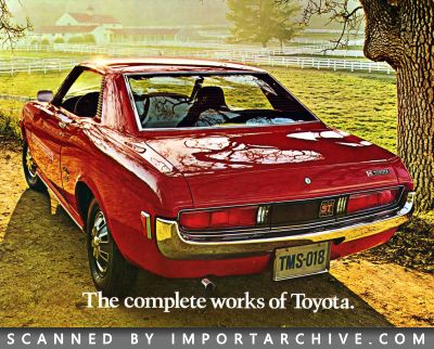 1972 Toyota Brochure Cover