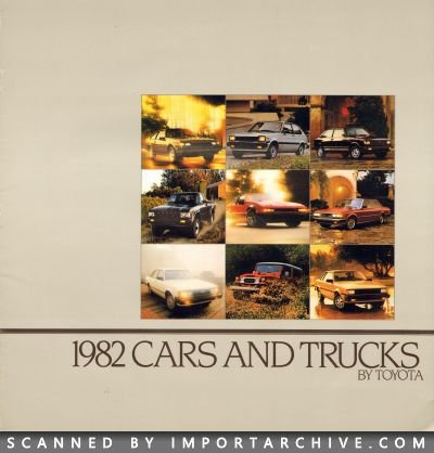 1982 Toyota Brochure Cover