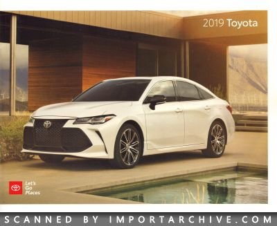 2019 Toyota Brochure Cover