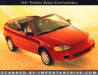 1997 Toyota Brochure Cover