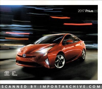 2017 Toyota Brochure Cover