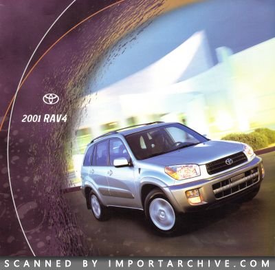 2001 Toyota Brochure Cover