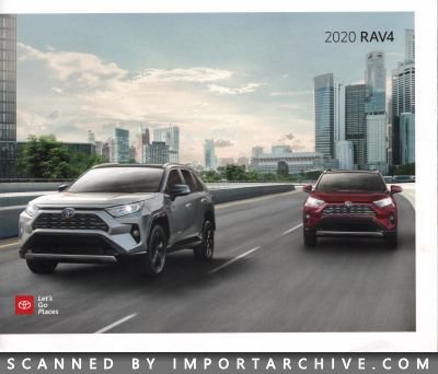 2020 Toyota Brochure Cover