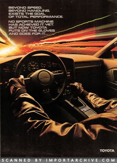 1986 Toyota Brochure Cover