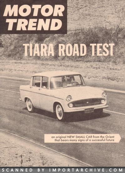 1961 Toyota Brochure Cover