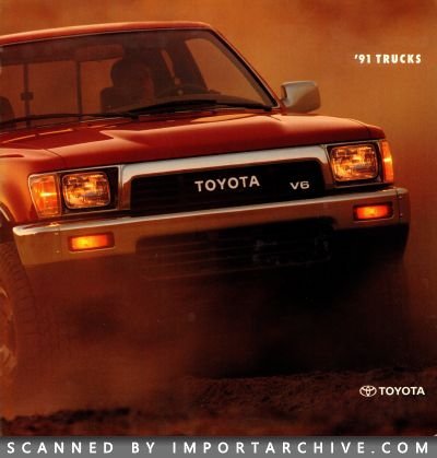 1991 Toyota Brochure Cover