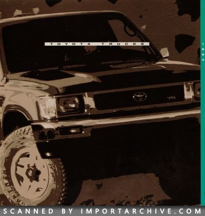 1994 Toyota Brochure Cover